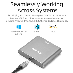 เครื่องอ่านการ์ด <span class=keywords><strong>KingMa</strong></span> แบบพกพาและความเร็วสูง USB C XQD สำหรับการ์ด Nikon XQD - Product Image 4