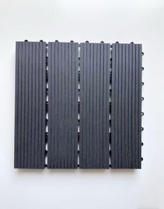 Độ ẩm bằng chứng sân thượng thiết kế WPC sàn gỗ tếch Snap trong decking Board DIY dập nổi sàn gạch cho Patio - Product Image 1