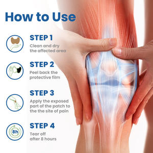 Parche Personalizado Bytech Clase III para Alivio del Dolor de Rodilla, Adhesivo para Alivio de Piernas - Product Image 3