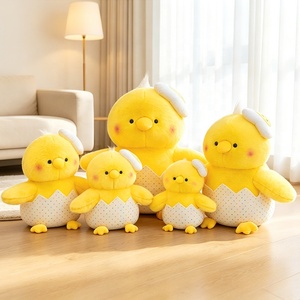 Figurine de poussin en coquille d'œuf <span class=keywords><strong>Zoe</strong></span>, célèbre sur Internet, best-seller, jouet en peluche, poupée de compagnie anti-stress à pétrir pour la table - Product Image 6