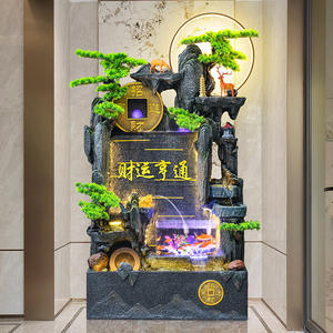 CHENYISHI grande rocaille eau qui coule ornements eau en circulation salon hôtel cour étage paysage fontaine aquarium - Product Image 3