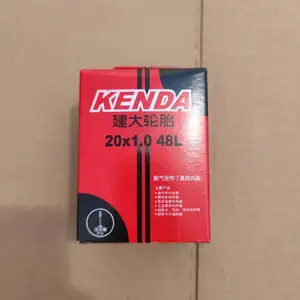 KENDA – chambre à air en caoutchouc butyle pour vélo de route, pour pneu extérieur de 20 pouces, 48mm de Long, 20x1.0