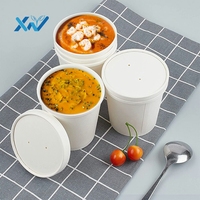 Bol en papier personnalisé de haute qualité, contenant alimentaire à emporter en papier kraft, bols jetables en polystyrène