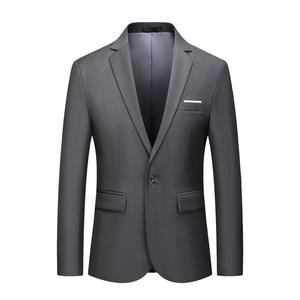 Ventes en gros de costumes décontractés pour hommes, veste formelle épaisse, style <span class=keywords><strong>anglais</strong></span> jazz, blazers de travail pour hommes - Product Image 5