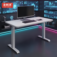 Bureau debout OEM ODM 140 kg à double moteur avec plateau ergonomique réglable en hauteur