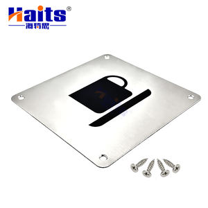 ป้ายประตูห้องกาแฟเชิงพาณิชย์ ป้ายโลหะสแตนเลสขัดเงา อุปกรณ์ฮาร์ดแวร์ - Product Image 1