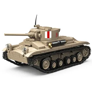 ThirdParty <span class=keywords><strong>300012</strong></span> Tanque de infantería de San Valentín británico Mk.III Modelo de montaje Juguetes Vehículo blindado rastreado Mk.IX Juegos de bloques de construcción - Product Image 1