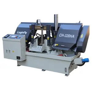 China Electric Semi Automatic Horizontal Vertical Iron Pipe Beam Steel Small Price Metal Cutting The Band Saw Machine For Metal