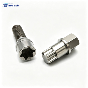 น็อตล้อไทเทเนียม ชุด 20 ชิ้น สำหรับ BMW M12 M14 พร้อมน็อตทรงกรวยสำหรับรถแข่ง และน็อตล็อคแบบดอกพลัม - Product Image 4