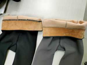 <span class=keywords><strong>Collants</strong></span> en polaire translucides effet faux pantalon pour femme, couleur unie, coupe ajustée, extensibles, pour l'hiver et l'extérieur - Product Image 4