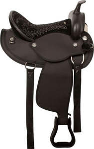 Selle anglaise synthétique personnalisée Crystal Bling Design élégant Tailles de logo personnalisé 10 "18" Marque Ridex pour les courses de chevaux - Product Image 3