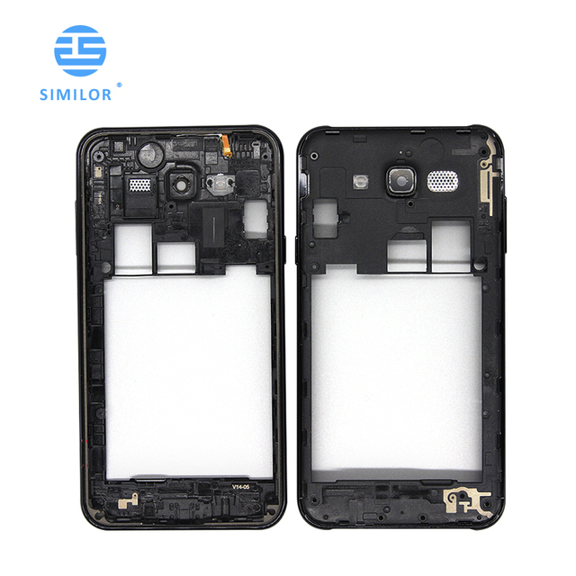 Replacement Front Housing  LCD Middle Frame With Side Buttons for Samsung J7