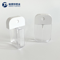 Flacon vaporisateur de parfum portable de 50 ml, format carte de crédit, rechargeable, pour parfum, alcool ou désinfectant pour les mains