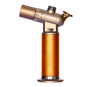 2025 Offre Spéciale Logo personnalisé puissant Double flammes Cigarette rechargeable soudure coupe-vent incliné torche briquet - Product Image 4