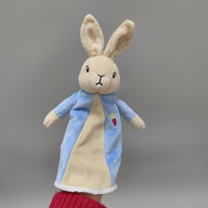 Tùy Chỉnh Thấp Moq Peter Thỏ Rất Đói Sâu Bướm Kể Chuyện Con Rối Tay Đồ Chơi Động Vật Nhỏ Hình Sang Trọng - Product Image 5