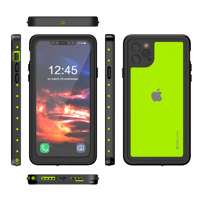 Custom IP68 Full Seal Shockproof Phone Cover Support Wireless Charge Underwater Waterproof Case for Apple iPhone 11 Pro Max 6.5'