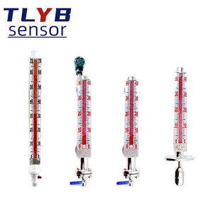 Indicatore di livello a lembo magnetico cintura in acciaio inossidabile remoto 4-20mA livello olio caldaia indicatore di livello montato lateralmente montato in alto - Product Image 1