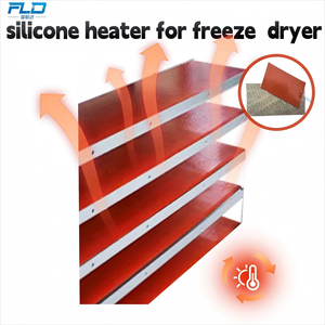 Plaques chauffantes flexibles en silicone de 120 W avec régulateurs de température pour machines de lyophilisation, coussin chauffant en caoutchouc de silicone - Product Image 2