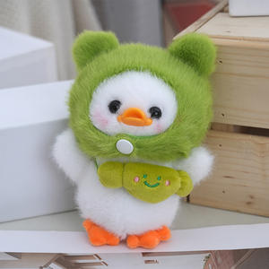 Vente chaude tête tordue canard série couette amusant en peluche accessoires personnalisés pendentifs point jouets en gros - Product Image 3