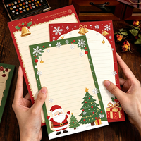 Bloc-notes de Noël personnalisé, service d'impression sur mesure, enveloppes personnalisées, autocollants de sceau de marque, feuilles mobiles recyclables, qualité supérieure