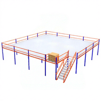 Mezzanine étage rack entrepôt stockage ascenseur rayonnage grenier étagères I-acier mezzanine plate-forme