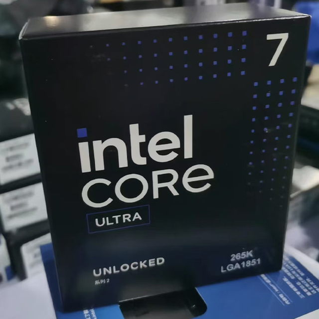 Intel Core Ultra 7 Desktop Processor 265K 20 Cores up to 5.5 GHz Boxed CPU Enjoy Various Large-scale 3A Games, Steam Games