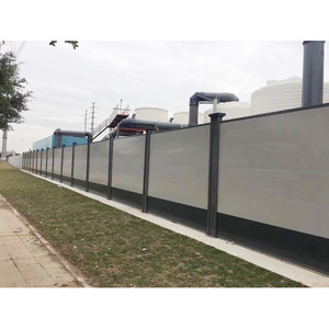 Valla de Acero para Construcción, Tipo Ensamblable, con Recubrimiento en Polvo, No Rellenable con Agua, para Proyectos Municipales - Product Image 2