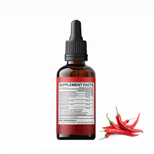 Doğal Cayenne biber sıvı takviyesi özel markalaşma için ODM OEM Cayenne biber özü damla - Product Image 3