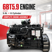 Ensemble moteur Cummins 6BT5.9, moteur diesel turbo 5.9L pour excavateur, chargeuse, générateur, équipement industriel