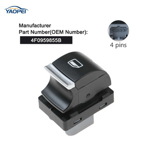 <span class=keywords><strong>Interruptor</strong></span> de ventana trasera, <span class=keywords><strong>interruptor</strong></span> de regulador de ventana eléctrica 4F0959855B para <span class=keywords><strong>Audi</strong></span> A2 A3 8P <span class=keywords><strong>A4</strong></span> S4 RS4 <span class=keywords><strong>B6</strong></span> B7 - Product Image 4