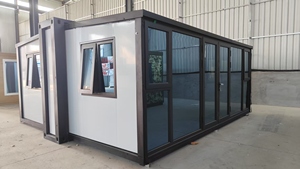 Casa Prefabricada de Lujo Blanca, Estilo <span class=keywords><strong>Villa</strong></span>, Moderna y Expandible, Tipo Contenedor, Edificio de Oficinas, Apartamento 3 en 1, de Fábrica China - Product Image 2