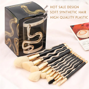 2024 Phong Cách Mới Sang Trọng Rắn Trang Điểm Bàn Chải Thiết Kế Chuyên Nghiệp Thương Hiệu Vẻ Đẹp Mỹ Phẩm Bàn Chải Thiết Lập Với Make Up Tổ Chức Chủ - Product Image 4