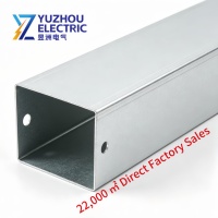 Goulotte de gestion de câbles en acier et aluminium, résistante à la corrosion et ignifuge, modèle CT