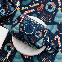 Ensemble Harnais de Noël pour Chien OEM ODM, Harnais Anti-Traction Rembourré, Harnais pour Chien Personnalisé avec Laisse et Collier, Nœud Papillon Inclus, Vente en Gros