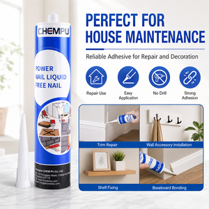 <span class=keywords><strong>Colle</strong></span> adhésive beige sans clou <span class=keywords><strong>pour</strong></span> <span class=keywords><strong>bois</strong></span>, sans rétrécissement, <span class=keywords><strong>pour</strong></span> fixation de plinthes, <span class=keywords><strong>colle</strong></span> rapide <span class=keywords><strong>pour</strong></span> panneaux, <span class=keywords><strong>en</strong></span> vrac - Product Image 2
