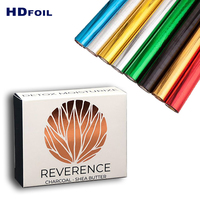Feuille de marquage à chaud métallique HDFOIL (matériau PET) pour applications sur papier, plastique, cuir et tissu