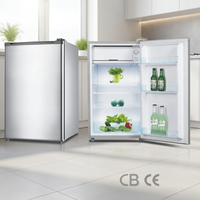 Mini-réfrigérateur 50L en promotion, compact avec congélateur pour chambre, bureau, dortoir, économe en énergie