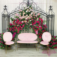 Nouveau Canapé Lounge de Mariage en Acier Inoxydable pour Mariés, Idéal pour Événements, en Vente