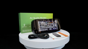 Tuya Wifi 10-<span class=keywords><strong>in</strong></span>-1 Thông Minh Cảm Biến ndir Đa Khí Màn Hình Cho <span class=keywords><strong>Home</strong></span> & Bệnh Viện Phát hiện Aqi CO2 PM2.5 PM10 Hcho Tvoc Trong Nhà Để Đồ - Product Image 5
