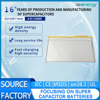 Graphene Supercapacitor 4.2v21000f Brand New Wholesale Price Long Life Solar Solra Street Instrument Light Superbattery Battery
