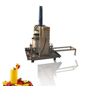 Máquina exprimidora hidráulica de acero inoxidable 2023, 50L, separador de jugos y residuos de frutas y verduras, 304