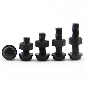 Vis à tête fraisée Phillips en nylon noir et écrous hexagonaux M2 à M8, boulons d'assemblage isolés en plastique - Product Image 5
