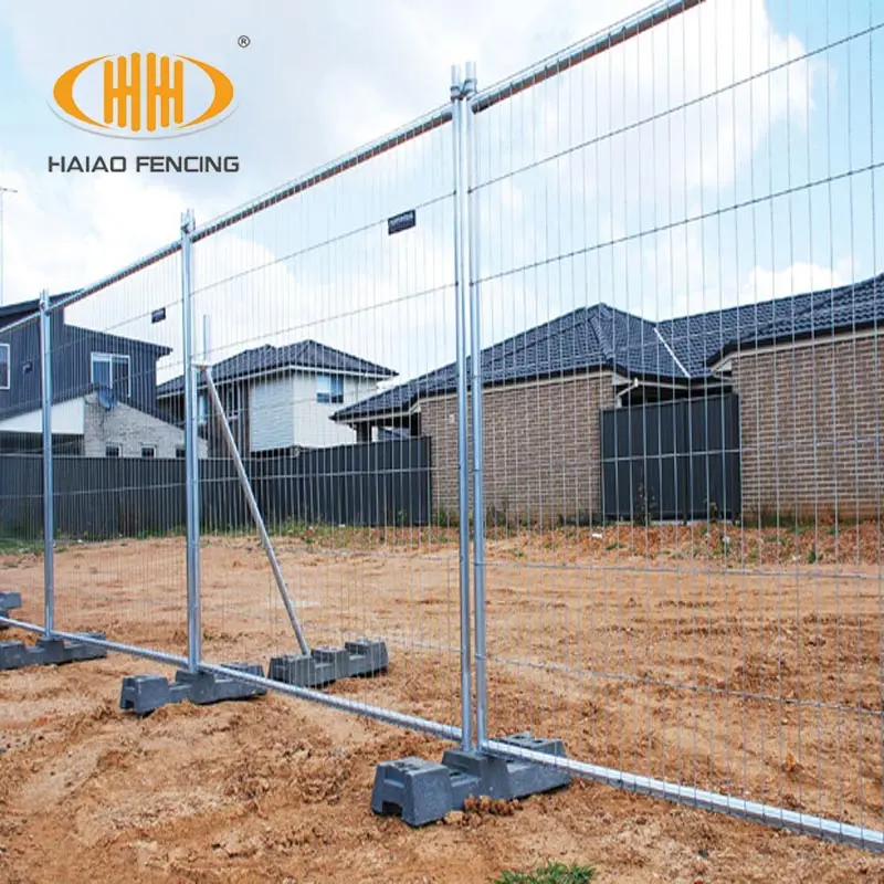 Australien standard bewegliche Konstruktion heiße eingetauchte verzinktem rohr rahmen temporäre zaun panels für verkauf