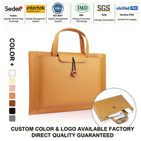 Portable Portable anti-rayures sac d'ordinateur d'affaires en cuir PU sac d'ordinateur portable étui pour Macbook Air Pro 14 15.6 pouces