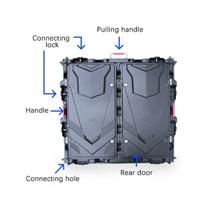 หน้าจอ LED กลางแจ้งขนาด 960x960 มม. ความสว่างสูง 6500nits กันน้ำระดับ IP65 เชื่อมต่อไร้รอยต่อ ป้ายโฆษณาภายนอกอาคาร - Product Image 2