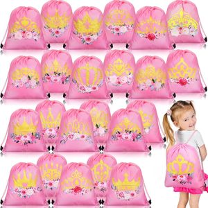 In the Trend Non Woven Kids Dinosaur Drawstring <b>Backpack</b> Gift Bag for Birthday Party Favors - Product Image 1