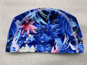 Bonnet de bain universel en nylon hautement élastique confortable pour adultes hommes et femmes enfants couleur unie pour la natation - Product Image 3