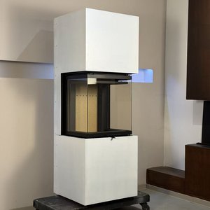 Cheminée à <span class=keywords><strong>bois</strong></span> en acier de qualité supérieure, bonne étanchéité, faible perte de chaleur, style élégant, décoration intérieure haut de gamme - Product Image 3