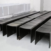 Nouveau tabouret de salle de bain en acrylique, usine de Dongguan, tabouret de douche en acrylique Transparent pour la douche à domicile