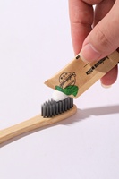 Sachet de dentifrice mini 3g en papier kraft écologique, dentifrice jetable pour hôtel, articles de toilette pour chambre d'hôtel et voyage